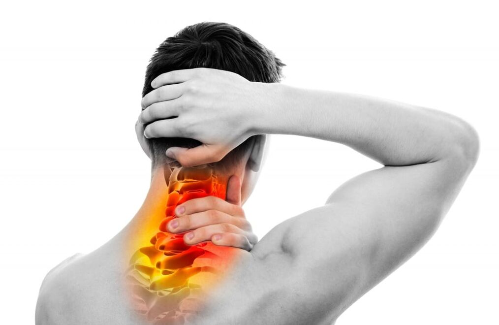 Síntomas da osteocondrose cervical